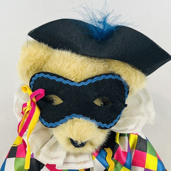 Bal Masque Fuzzy‎ Vanderbear Plush Bear 12" Legendary Party Collection NABCO - Picture 2 of 5